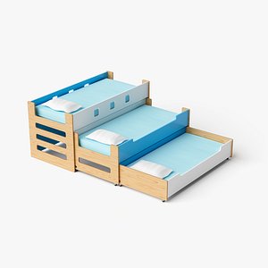3D Child Expandable Bed 3 in 1 PBR