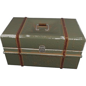 3D model WW2 Munitions Box
