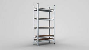Steel and wood storage rack mining rig frame