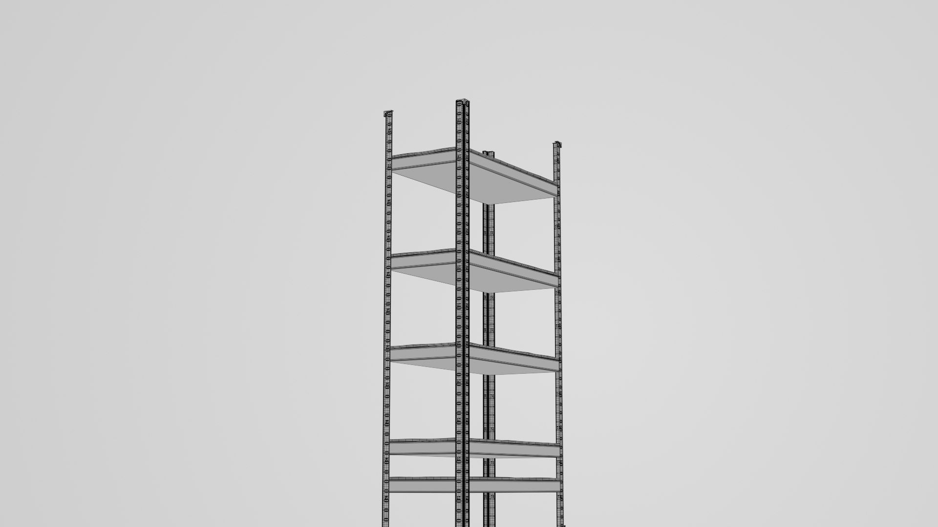 3D Steel And Wood Storage Rack Mining Rig Frame - TurboSquid 2434305