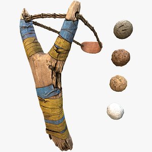 Medieval Wooden Slingshot