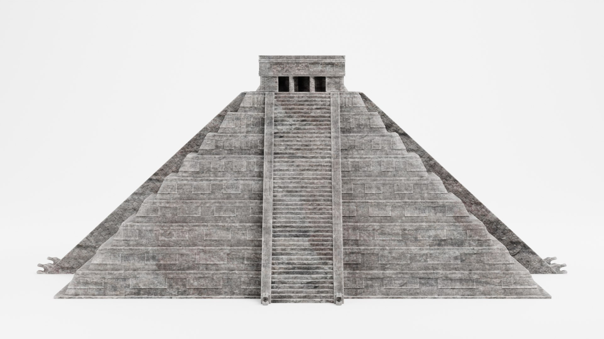 3D Mayan Pyramid - Chichen Itza - TurboSquid 2029486