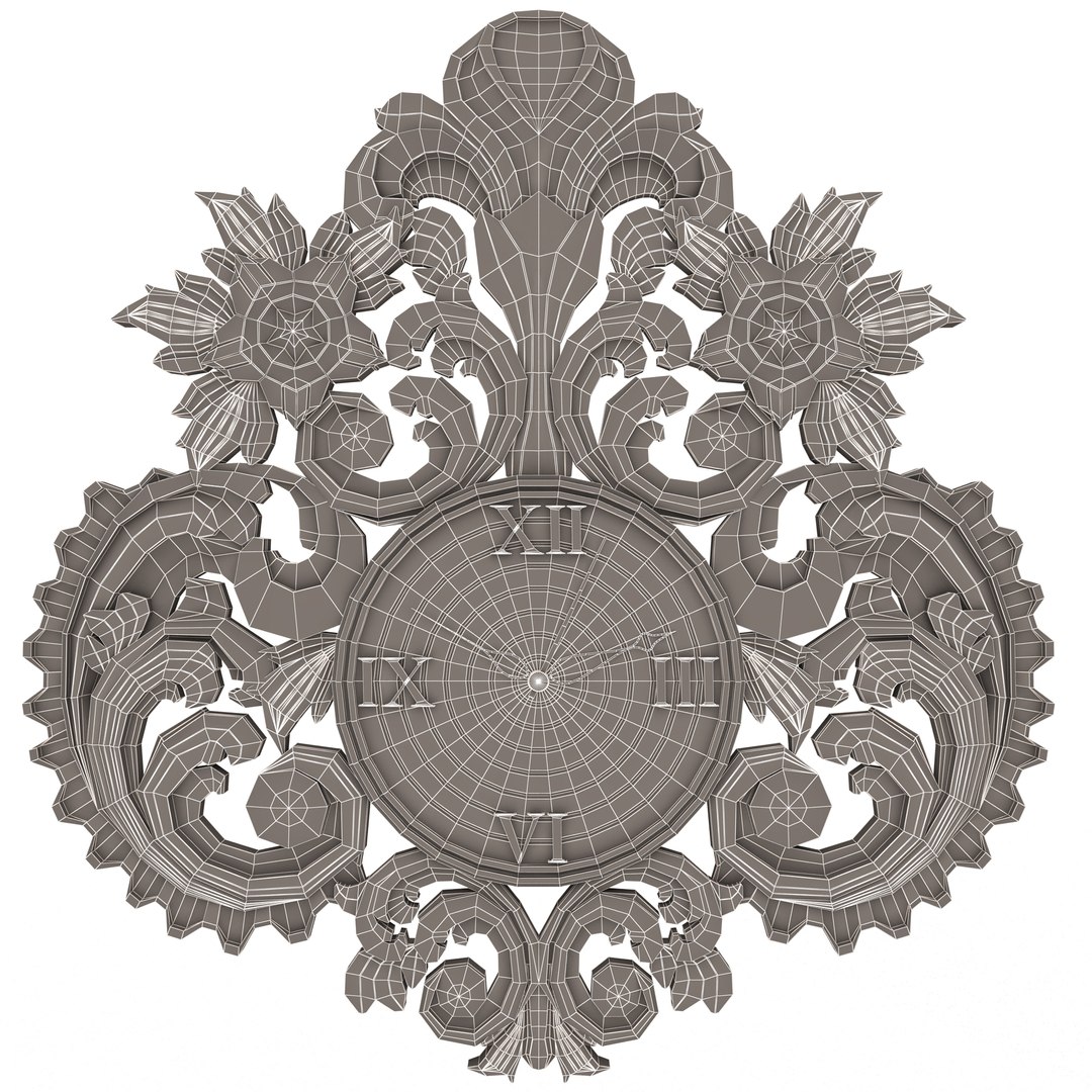 Classic Wall Clock 3D model - TurboSquid 1823732