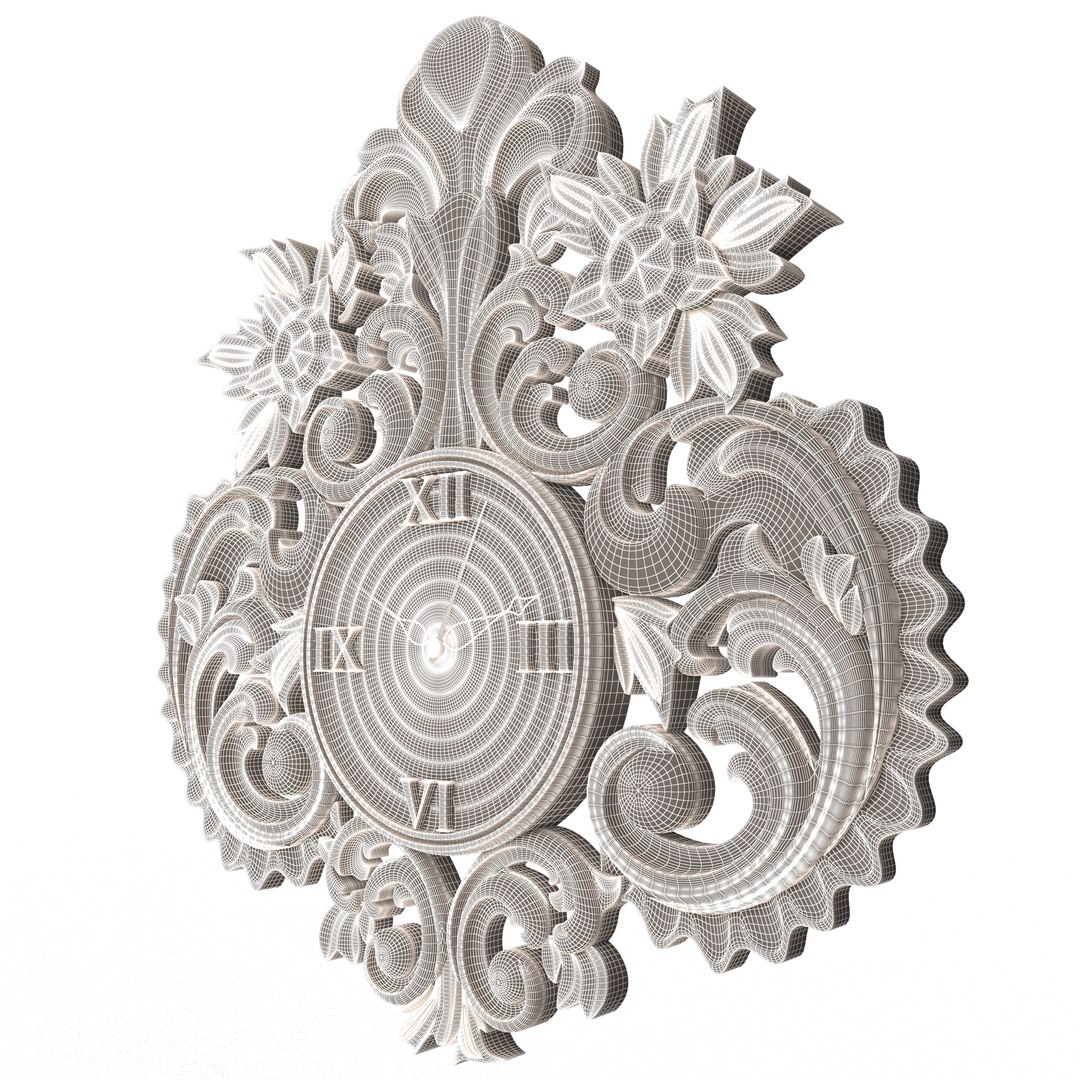 Classic Wall Clock 3D model - TurboSquid 1823732