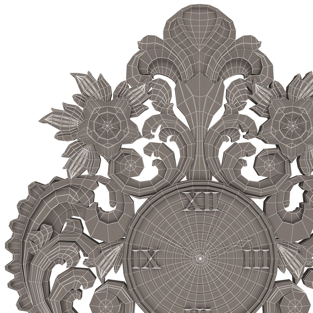 Classic Wall Clock 3D model - TurboSquid 1823732