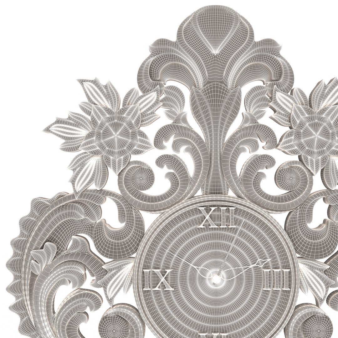 Classic Wall Clock 3D model - TurboSquid 1823732