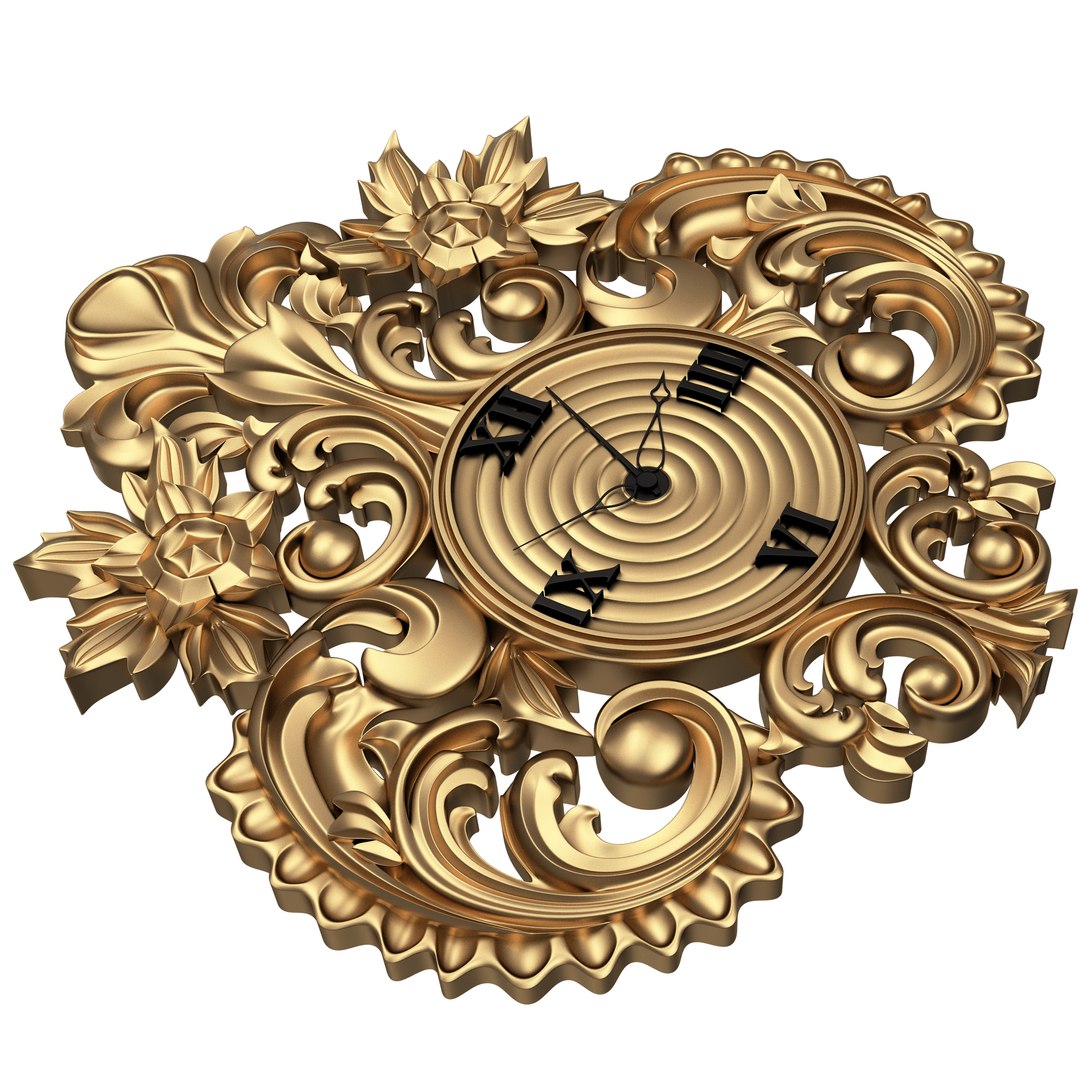 Classic Wall Clock 3D model - TurboSquid 1823732