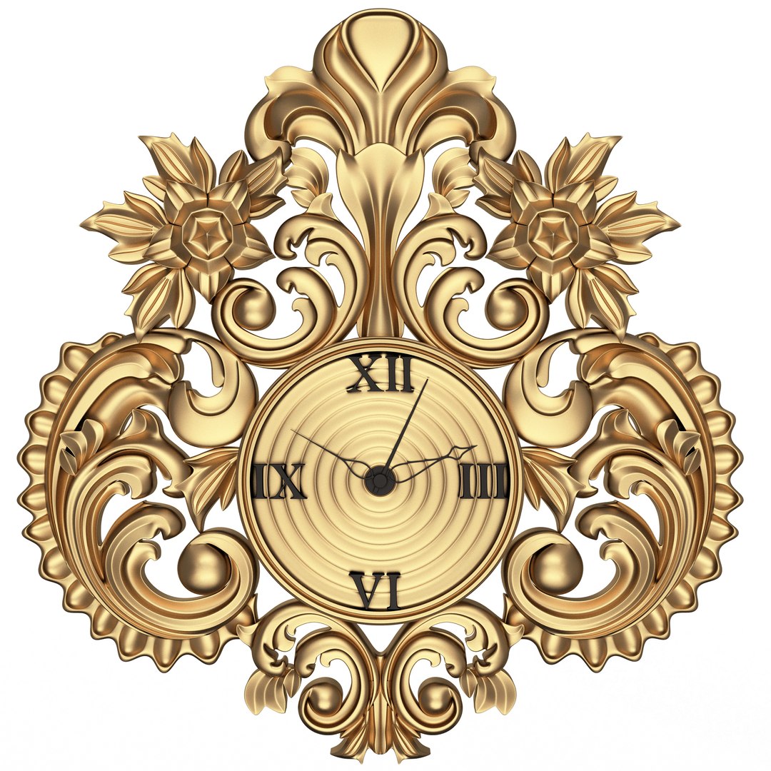 Classic Wall Clock 3D model - TurboSquid 1823732