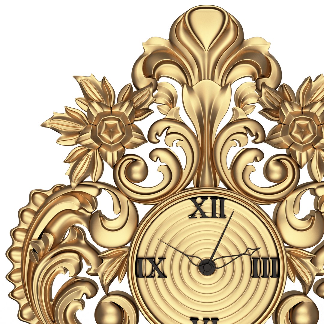 Classic Wall Clock 3D model - TurboSquid 1823732