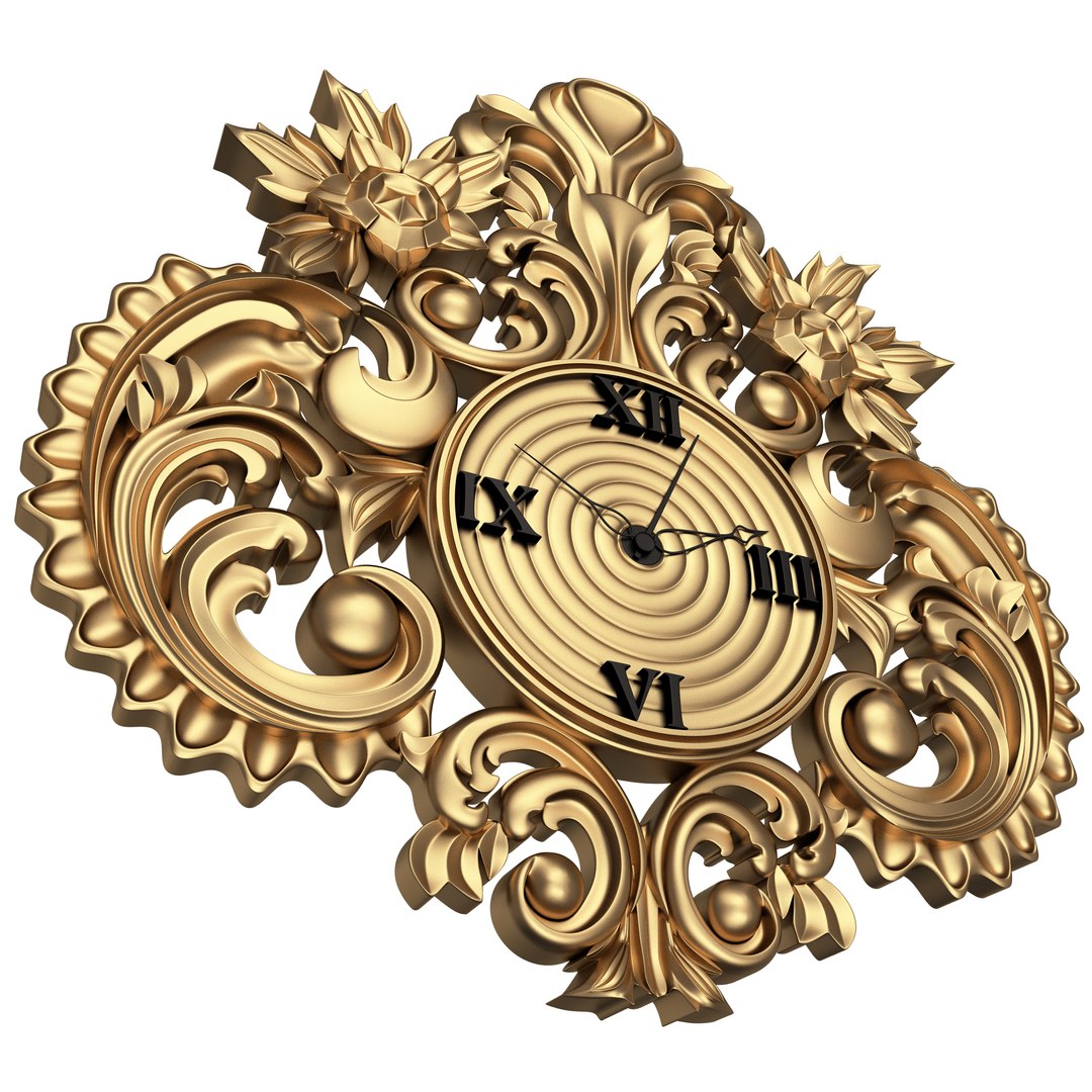 Classic Wall Clock 3D model - TurboSquid 1823732