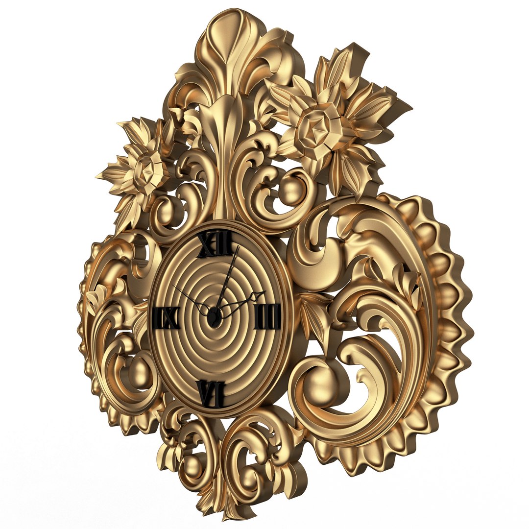 Classic Wall Clock 3D model - TurboSquid 1823732