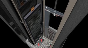 elevator ascensor lift 3D model