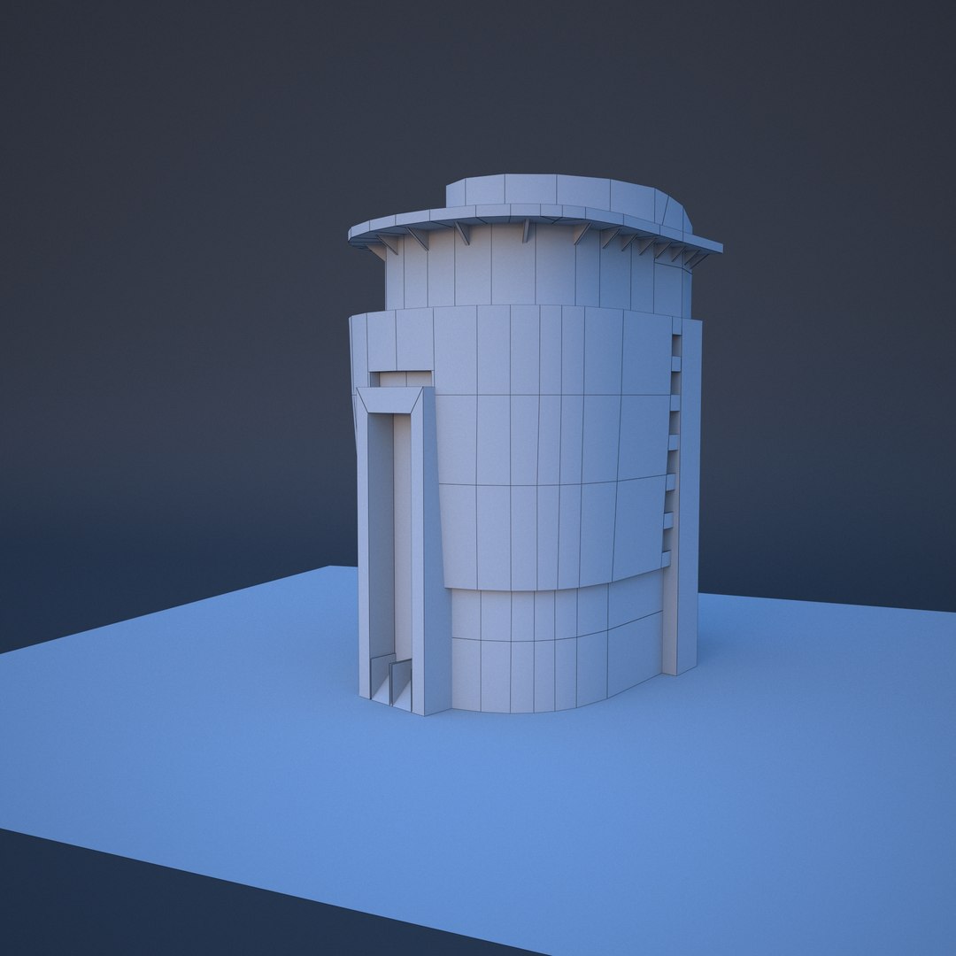 Goodman Plaza Model TurboSquid 1610416