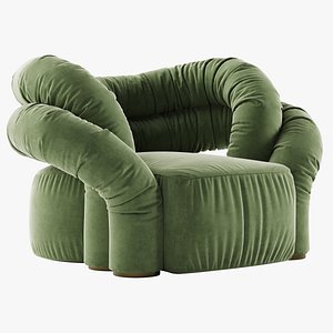Rugiano Abbraccio armchair 3D model