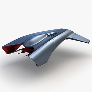 spaceship 3D model