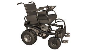3D Powered Wheelchair model