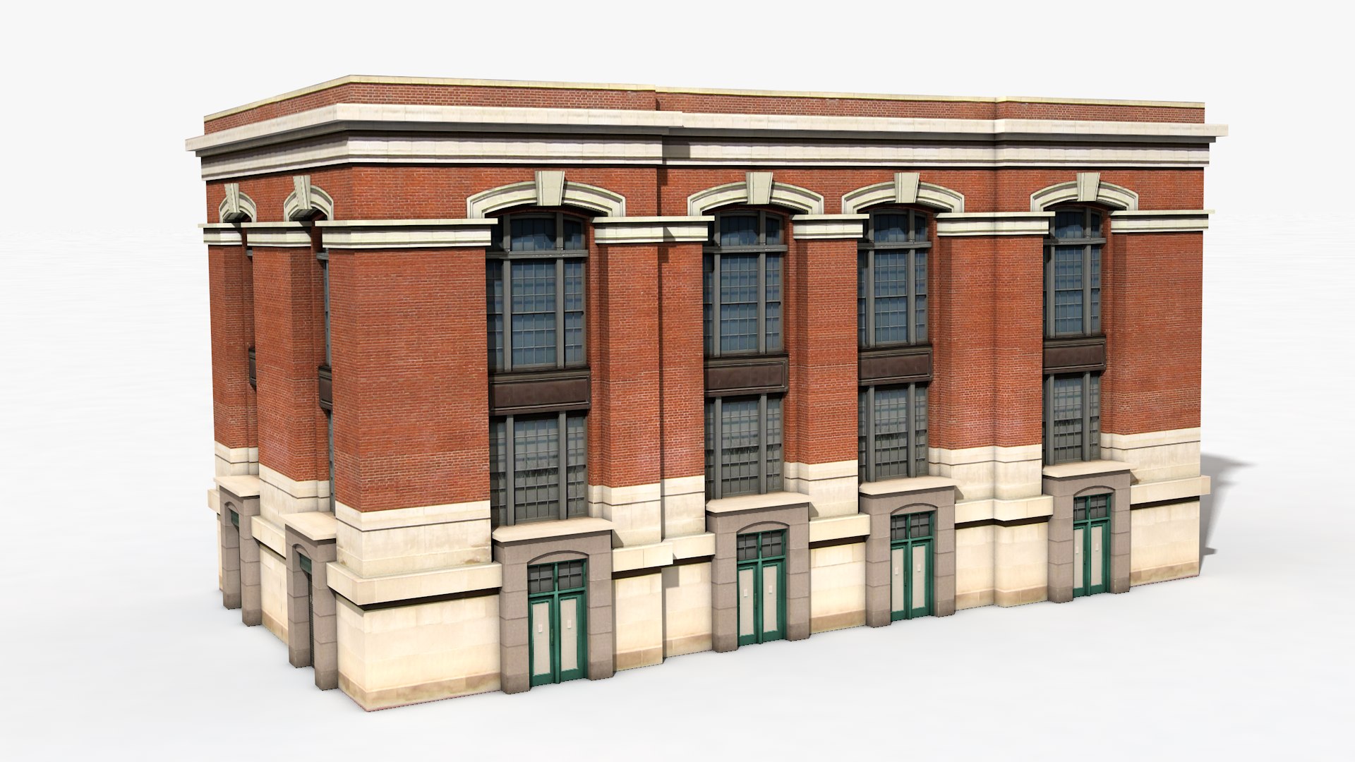 Picture Idea: 3D Apartment Building Low Poly Model