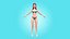 Aline - Female Base Mesh - Cartoon Character