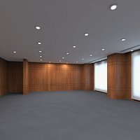 Wooden Meeting Room