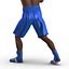 Afroamericano Boxer 2 Pose 3 modelo 3D