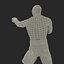 Afroamericano Boxer 2 Pose 3 modelo 3D