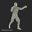Afroamericano Boxer 2 Pose 3 modelo 3D