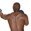 Afroamericano Boxer 2 Pose 3 modelo 3D
