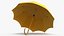 Open Umbrella Yellow