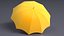 Open Umbrella Yellow