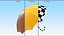 Open Umbrella Yellow