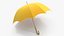 Open Umbrella Yellow