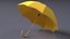 Open Umbrella Yellow