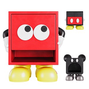 Childrens bedside table Mickey 05