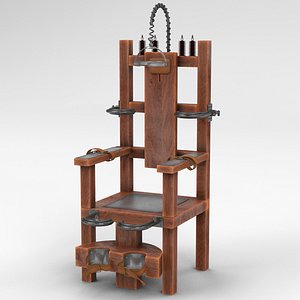 3d model of electric chair