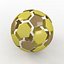 Soccerball split D yellow