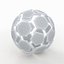 Soccerball split D yellow