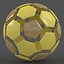 Soccerball split D yellow