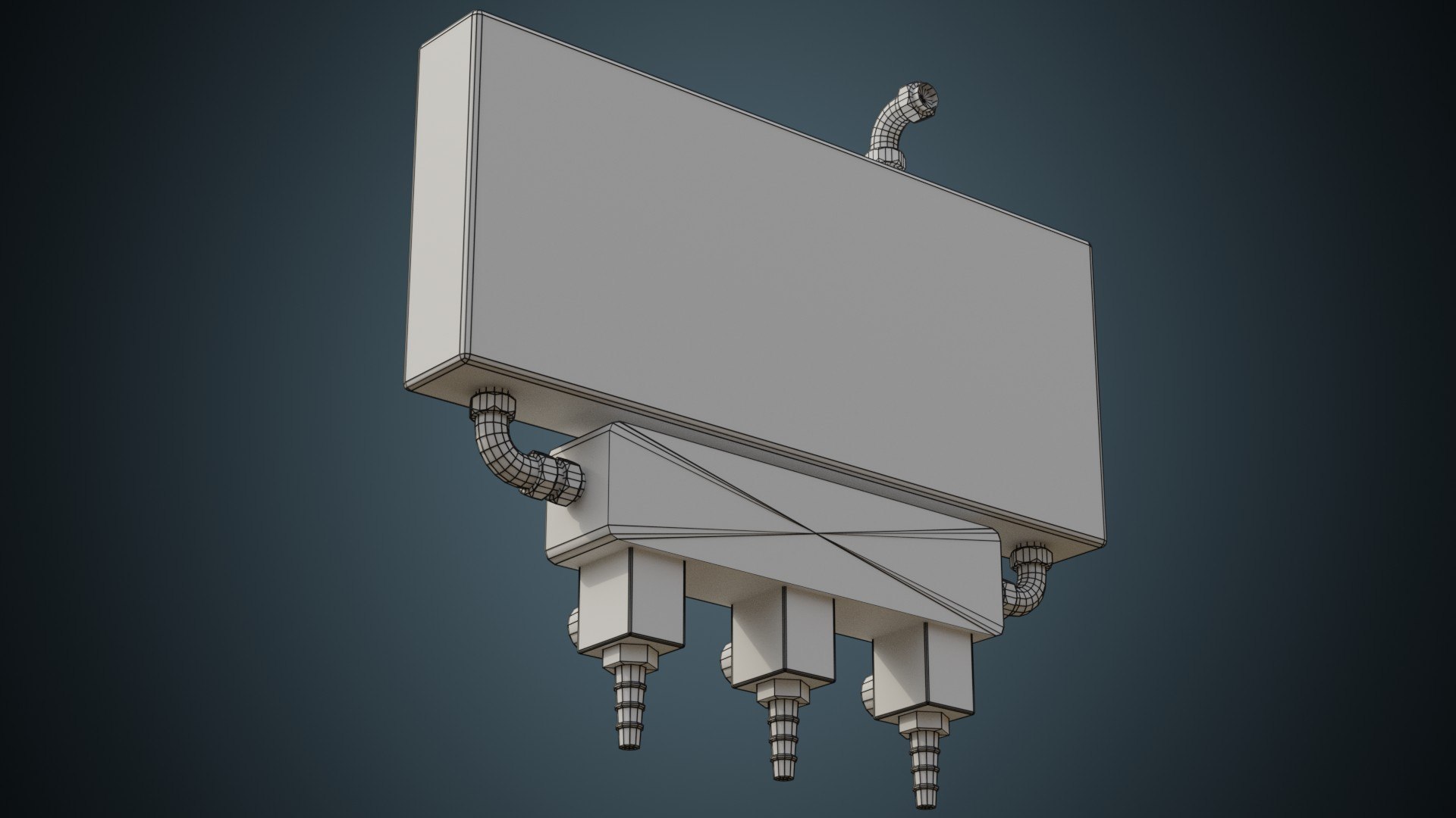 3D Oxygen Distributor 1A Model - TurboSquid 2045194