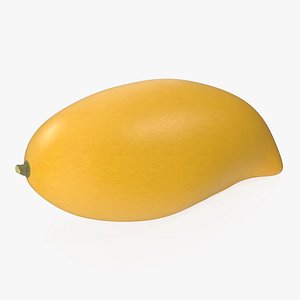 3D Yellow Long Mango