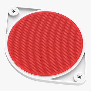 Road Stud Round Reflectors Red 3D model