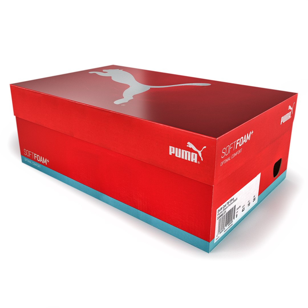 3D Box Puma - TurboSquid 1780126
