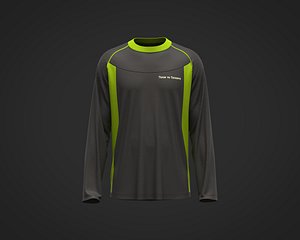 3D Mens raglan long sleeve t shirts with lettering