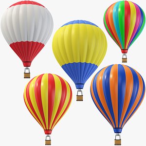 3D Hot Air Balloon Collection