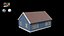 Nordic House - Blue - Small