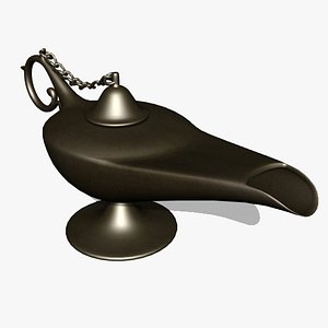 genie lamp 3d max