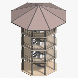 Tropical pavilion 26A28 3D model