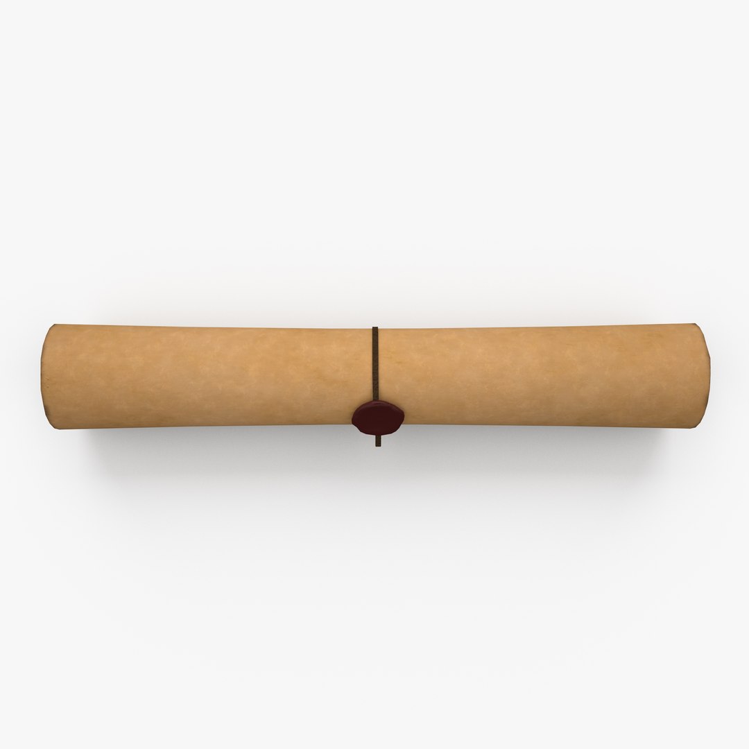 3d Model Scroll