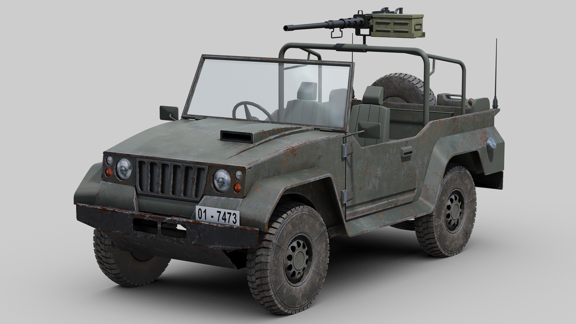 Modern military jeep 3D model TurboSquid 1694565