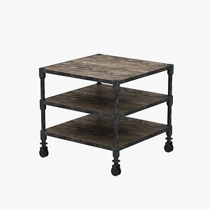 Restoration Hardware Dutch Industrial Side Table