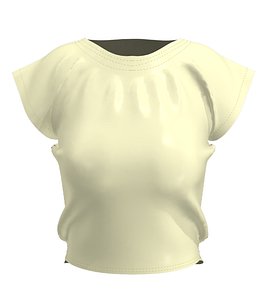 Women clothes Blouse Free 3D model